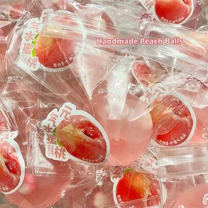 2026 1pc Handmade Peach Squeeze Toy, Super Soft Water-Feeling Peach Squeeze Toy, Peach Squeeze Decompression Toy - Decompression Tool - Birthday Gift - Easter Gift - Ideal Gift