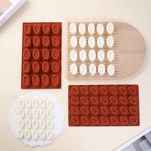 1/2件装 28孔甜点硅胶模具 巧克力糖果饼干蛋糕烘焙工具 DIY手工皂树脂模具 - 彩色 - 查看 4