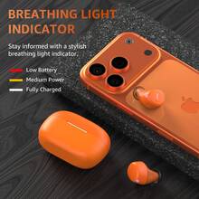 TOZO These Wireless Bluetooth 5.3 Earbuds Feature A Lightweight In-Ear Design, Dual Microphones, AI Call Support, Immersive High-Quality Sound, Powerful Bass, And Come With A Charging Case. They Also Offer 32 Preset Equalizer Settings Via An App, Making Them Suitable For Home, Office, And Travel Use. - trái cam - Xem 3