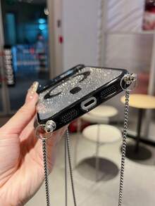 1 ốp lưng điện thoại TPU mạ điện từ tính lấp lấp lánh, tương thích với iPhone 17/17 Pro/17 Pro Max/17 Air/8P/X/XS/XR/XS Max/11/11 Pro/11 Pro Max/12/12 Pro/12 Pro Max/13/13 Pro/13 Pro Max/14/14 Pro/16 Plus/14 Pro Max/15/15 Pro/15 Plus/15 Pro Max/17/17 Pro, kèm miếng dán bảo vệ ống kính. - màu đen - Xem 10