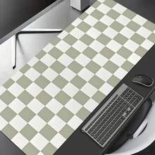 1件棋盤格桌面滑鼠墊，防滑橡膠底辦公桌墊，橡膠材質學習與辦公配件，適用於閱讀區與工作空間 - C - 查看 13