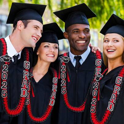 2025届毕业花环及荣誉绳套装，学生毕业礼物及派对用品