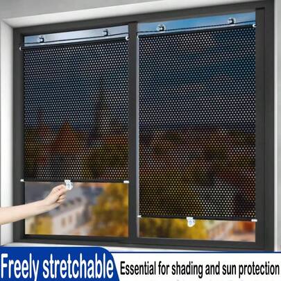 New Universal Car Sun Visor, Rear/Side Window Sun Shade Film, Heat Insulation, Summer Car Accessories Sun Blocker