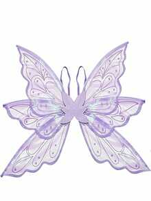 Large Shiny Transparent Fairy Wings For Adults, Butterfly Fairy Halloween Costume, Angel Wings - Multicolor - View 10