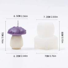 3D蘑菇硅胶蜡烛模具，秋季香氛蜡烛模具，蘑菇树脂模具，石膏模具，混凝土模具，DIY家居装饰 - 菇 - 查看 11