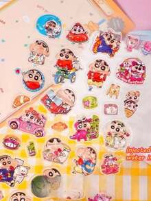 Hình dán mèo hoạt hình dễ thương, chống thấm nước, có thể tái sử dụng, thích hợp để tự làm ốp điện thoại, sổ tay, đồ thủ công, laptop, và gói quà tặng. - Nhiều màu - Xem 5