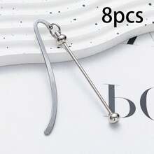 3/8/10/24pcs Beaded Bookmarks - DIY Bookmark Metal Bookmarks, Crafted Beaded Bookmark Tassels, Suitable Gift For Book Lovers, Students, Teachers, Friends And Family - Beaded Bookmark - View 11