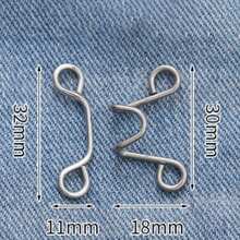 10 Sets Pant Waist Tightener Adjustable Jean Buttons No Sewing Waistband Clips For Loose Pants Jeans Skirts Easy To Use Button Pins - 免釘羈扣 - 查看 2