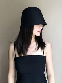 1顶夏季草编透气遮阳帽，多功能防晒，简约气质旅行帽，男女情侣均适用 - 彩色 - 查看 6