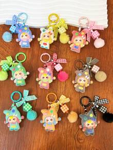 1/2 chiếc móc khóa hình búp bê Dopamine Y2K Kawaii dễ thương, phụ kiện túi xách hình nơ, móc khóa điện thoại, quà tặng nữ tính, dịu dàng | Quà sinh nhật | Quà Valentine | Quà tặng ngày hội con gái cho bạn gái, bạn thân, bạn gái, chị gái - Nhiều màu - Xem 2