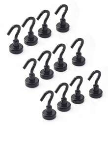 Super Magnetic Hook - Heavy Duty, Wall Mounted, Metal, Painted Finish, Kitchen, Home, Cruise, Office, Garage - Magnetic Hooks - View 13