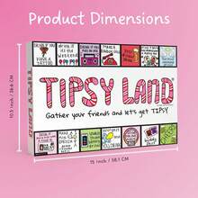 TIPSYLAND Board Game| Official Product| Hilarious Adult Board Game| Group Game For Game Nights, Parties And More| Fun Challenges, Dares & Mini-Competitions| 3-8 Players - Phiên bản cổ điển - Xem 6