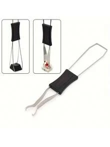 2 In 1 Stainless Steel Keyboard Puller Tool, Dual Use Keycap & Switch Remover, Thin Wire Design, Moderate Flexibility, Do Not Use Excessive Force To Avoid Bending, Mechanical Keyboard Mod Repair Accessory - View 5