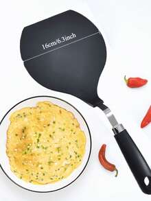 Espátula grande antiadherente para panqueques y bistecs, espátula de cocina metálica multiusos adecuada para freír huevos, pizza, hamburguesas, a la parrilla y hornear, herramienta de cocina duradera para uso doméstico, restaurantes, campamentos, fiestas, accesorio de cocina ideal y regalo del Día de la Madre - Multicolor - Ver 8