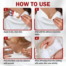Strong Hold Body Adhesive And Wig Installation Kit, Roll-On Body Glue And Invisible Waterproof Double-Sided Tape, Sweat-Resistant Durable Secure Bonding For Lace Wigs, Body Jewelry, Fashion Apparel, Women's Styling Tool - Glue - View 10