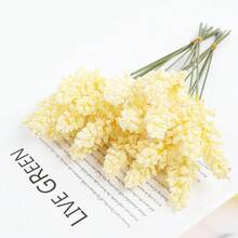 6pcs Artificial Foam Wheat Ears, Fake Wheat And Barley Bundles - Durable Faux Plants, Suitable For Home Decor, Garden, Wedding Party Decoration, Birthday Gifts, DIY Crafts And Romantic Arrangement - Perfect Choice For Seasonal Decoration - Multicolor - View 4