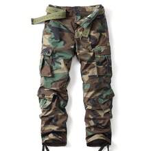 AKARMY Men's Casual Cargo Pants  BDU Camo Pants Combat Work Pants With 8 Pockets Outdoor Hiking Pants Multi-Pockets Pants (No Belt) - BDU Camo - 查看 14