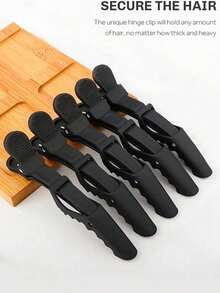 36/24/12/10/7/6/1pc Set Salon Crocodile Clips, Plastic Crocodile Clips, Seamless Bangs Clips, Duck Bill Crocodile Clips, Makeup Artist Side Positioning Clips, Hairstylist Sectioning Clips, Suitable For Salon, Home Or Hotel Travel, Non-Slip Crocodile Clips, Multi-Functional Hair Clips, Hairstyling Tools, Head Accessories, Hair Accessories For Women, Hairpin - Multicolor - View 3