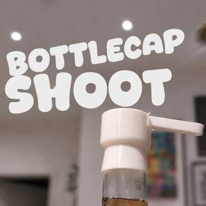1pc 3D Printed Bottle Opener, Creative Funny Beer Bottle Launching Opener, Multifunctional Bottle Cap Remover