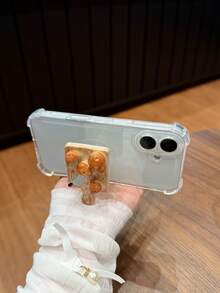 1个创意逼真食物造型透明防摔手机壳，适用于 17/17 Air/17 Pro/17 Pro Max/16 Pro Max/16/16 Pro/16 Plus/15/15 Pro Max/15 Pro/11/12/13/14 Pro Max/11 Pro/11 Pro Max/12 Pro/12 Pro Max/13 Pro/13 Pro Max/14 Pro/14 Pro Max，优雅创意设计 - 彩色 - 查看 3