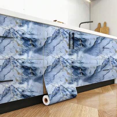 ucdfi 1 rollo de papel tapiz autoadhesivo de mármol resistente al agua y a las manchas para decoración de habitaciones, papel de contacto de mármol de lujo, papel tapiz extraíble y adhesivo para decoración de salas de estar, baños y cocinas