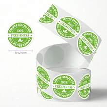 500 Stücke/Rolle grüne Etiketten, geeignet für Backen, Dessert Dekoration, Lehrer, Eltern, Schulen, Lernen, Handarbeit, Aufkleber, Frühstück, Geschenke, Bürobedarf Dekoration Sammelalbum Zubehör lustige Aufkleber - Grünes Etikett - Übersicht 3