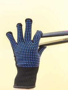 2/1pc Set Hair Styling Curling Iron, Double-Sided Silicone Bead Curler, Heat Resistant Glove - A - View 2