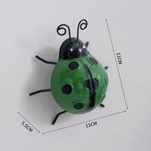 鐵製瓢蟲裝飾品與仿真甲蟲雕塑，3D 大量可愛瓢蟲，鄉村風金屬戶外花園露台草坪後院裝飾，適用於居家、露台、桌面、圍欄、牆面、庭院，亦適用於房間、萬聖節、開學季、秋季裝飾 - 瓢蟲 - 查看 13