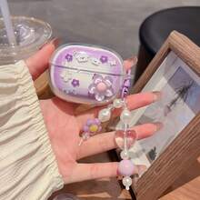 可爱卡通3D花朵吊坠保护壳，适用于Buds 6 Active/5/6S/6/7S/8Pro/8Lite、Buds 6Play/SE/Buds 4Lite/6Lite，透明软壳，Buds 6Pro/5Pro耳机保护套 - 彩色 - 查看 22