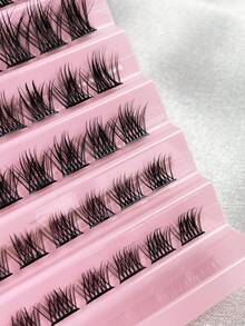 120片/套 Asiteo 柔软自然貂毛假睫毛，DIY睫毛嫁接片，单根假睫毛 - C - 查看 4