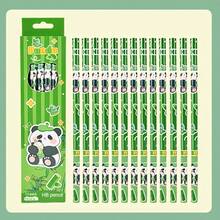 12pcs/Set Cute Panda Cartoon HB Pencils, Panda Box Stationery Set For Students, Drawing, Sketching, Learning Supplies - Sets - View 5