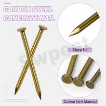 300Pcs 5 Sizes 3/4\ 1-1/4\ 1-3/5\ 2\ 2-3/8\ Bronze Hardware Nails Assortment Kit, Steel Nail, Galvanized Nails, Small Nails, Finishing Nails, Wall Nails, Wood Nails, Nails For Concrete Brick - AssortmentKit - View 4