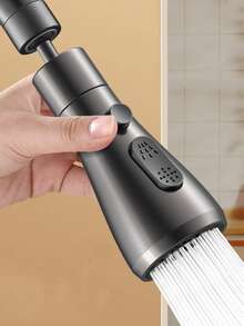 1pc 360° Rotatable Kitchen & Bathroom Universal Faucet Extension Sprayer, Sink Splash Proof Water Tap Adapter - Multicolor - View 7