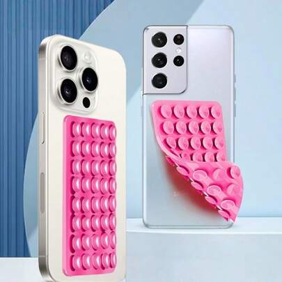 1/3 szt. Gruba i wytrzymała, dwustronna naklejka antypoślizgowa o 40 kropkach, odpowiednia do większości telefonów – trwała silikonowa podstawka samoprzylepna, można przykleić do szyby samochodu, pod prysznic, idealna do nagrywania wideo i fotografowania, nadaje się również do roweru, namiotu kempingowego i wędkowania