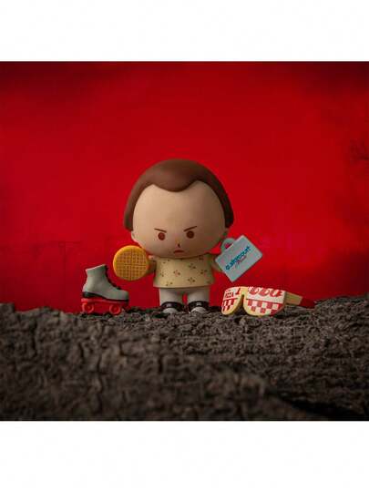 Netflix Stranger Things Officially Licensed 1/2PCS Character Eraser Set Eleven And Dustin Henderson School Stationery Cute Cartoon Rubber Pencil Erasers Writing Drawing Supplies Collectible Desk Accessory Gift For Friends Fans Students