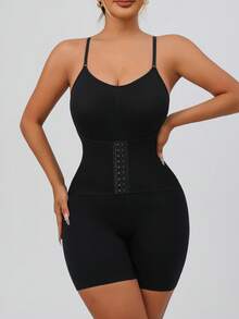 Women's Shapewear Camisole, Tummy Control, Butt Lifting, Body Shaping Camisole - Black - View 4