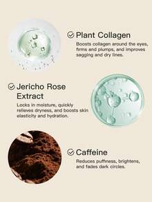 ABIB 复活植物胶原蛋白眼膜，90克/罐（60片/30对），蕴含胶原蛋白和复活植物成分，改善干燥和松弛，适合所有肤质，日常眼部护理 - 膠原眼貼 復活草果凍90g(60片) - 查看 2