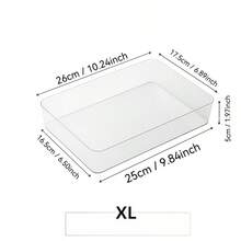 1个优雅透明多层抽屉式化妆品收纳盒，非常适合收纳珠宝和小物件，适合秋季、感恩节、圣诞节、新年等节日作为家居装饰，时尚实用的梳妆台收纳方案，提升您的卧室和起居空间，精致的设计方便物品整理，营造独特的房间氛围，是情人节和特殊场合送给爱人的完美礼物，这款多功能收纳盒将提升您的家居装饰风格。 - 無色 - 查看 15
