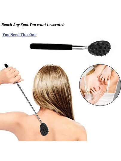 1pc Extendable Back Cracke Deep Back Scratcher For Men Women Back Massager For Back Body Birthday Gifts