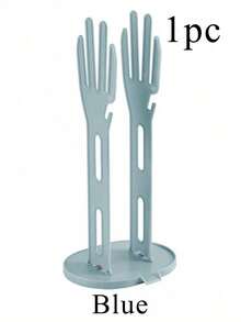 1pc Multifunctional Detachable Glove Drying Rack, Space-Saving Kitchen Rubber Glove Drying & Draining Rack, Kitchen And Bathroom Towel & Fabric Storage Rack With Draining Base - Multicolor - View 10