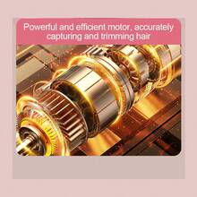 1pc Rechargeable 500mAh 2-In-1 Hair Clipper, Female Hair Clipper, Hair Styling Tool, Reducing Hair Breakage And Splitting, Hair Clipper, Split Hair Trimmer - Multicolor - View 10