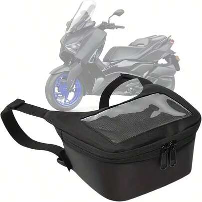 YAIUZGOO 摩托车前置包 - 新款骑行风格前置包 电动滑板车挂包 通用型前置包 适用于摩托车和踏板车 触屏兼容 防刮擦 户外骑行 大容量储物包