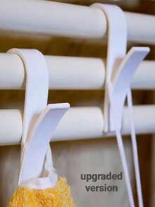 1/5/10pcs Bathroom Towel Heated Hooks, Bathrobe Hooks, Heating Element Hooks, Bathroom Racks, Clothes Hooks, Loose Accessories, Heating Element Hooks, Cylindrical Heating Element Clothes Hooks, Easy-Install Wall-Mounted Clothes Hooks, Space-Saving, Durable Bathroom Towel Heated Hooks, Can Hang Bathrobes, Clothes And Towels, No Drilling Required - Multicolor - View 7