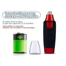Electric Nose Hair Trimmer, Women & Men Nose Hair Cleaner, Black Ear & Nose Hair Clipper - Electric Shaver - View 5