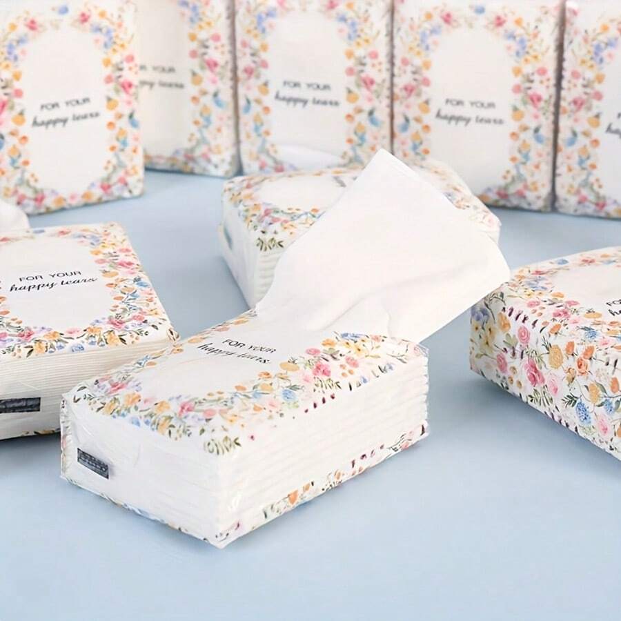 Gói 10/20 khăn giấy mềm, quà tặng lý tưởng cho tiệc cưới và các dịp lễ kỷ niệm. - nhiều màu - Xem 1