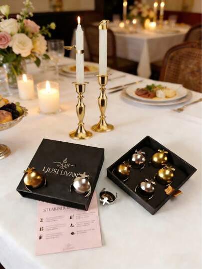 4/10 Piezas Apagador de vela automático contra incendios, Cubierta apagadora de llama para velas perfumadas, Apagador de vela que se apaga automáticamente