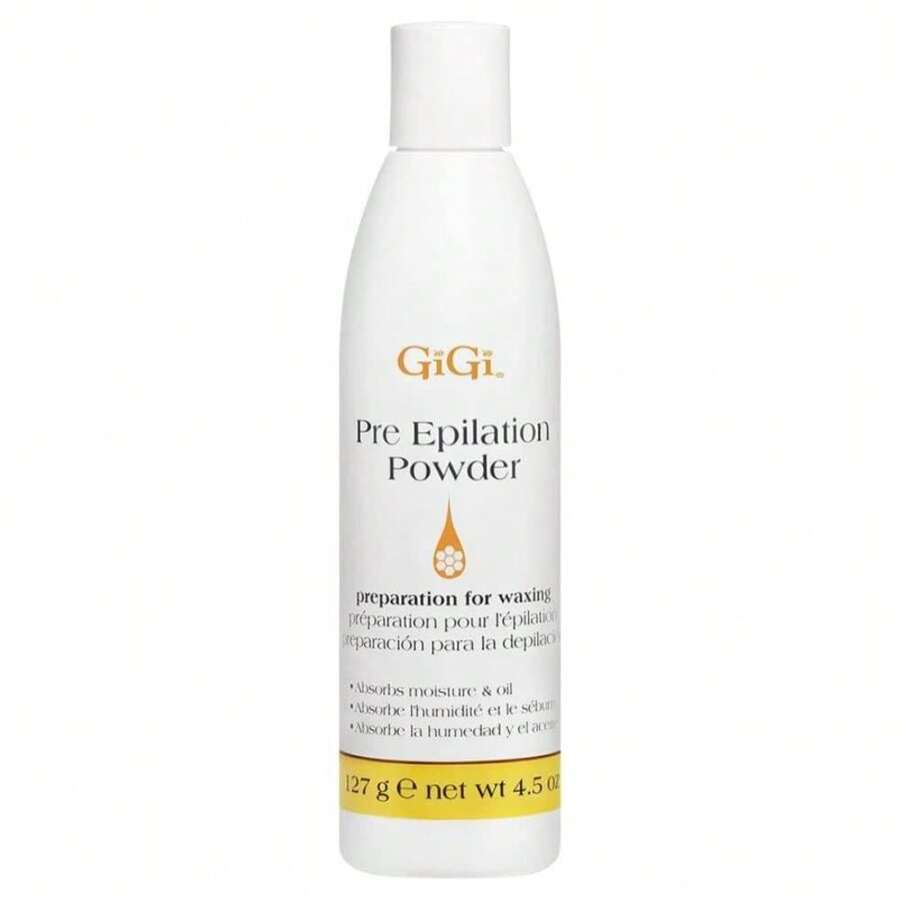GiGi Pre-Epilation Waxing Powder For Hair Removal, Moisture-Absorbing Pre Wax Powder, 4.5 Oz - ColorB - 查看 1