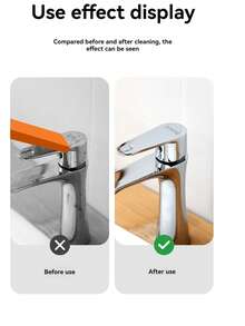 1-6pcs, Magic Cleaning Eraser, Rubber Scrubber, Easily Removes Household Stains And Rust, Non-Electric, Suitable For Bathroom Glass And Kitchen Pots - Water Rust Removal and Cleaning Eraser - View 2