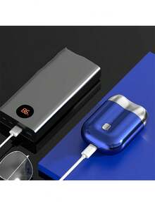 Portable Electric Shaver With Floating Head System And Washable Blades - Fast Charging Type-C, Long Battery Life, One-Button Start - Suitable For Travel, Business, And Grooming Anytime, Anywhere. - Multicolor - View 5