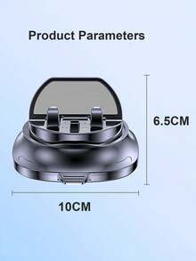 1pc Car Phone Holder, Rotatable Dashboard Mount, Anti-Slip Navigation Bracket, Temporary Parking Luminous License Plate (Retractable), Multi-Function Bracket, Dashboard Phone Number Plate, Glasses Card Slot - A - View 10